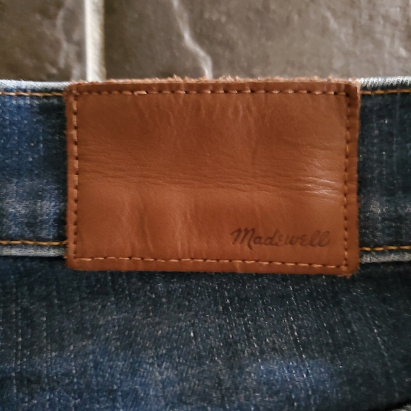 Madewell 10 Inch High Rise Skinny  Raw Hem Jeans Size 28 - Picture 5 of 12